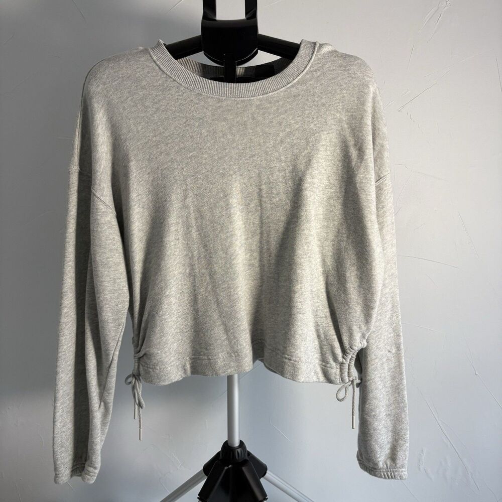 Aerie OFFLINE Cropped Sweatshirt Side Tied Detail Size Medium